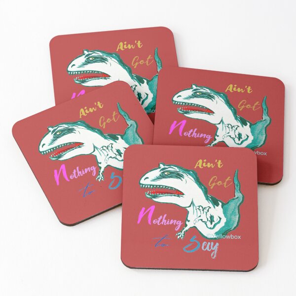 Item preview, Cant communicate with dinosaurs - Yellowbox ink painting designed and sold by twyellowbox.