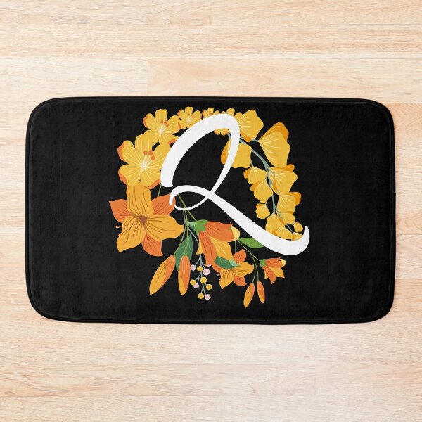 Item preview, Letter Q Capital Alphabet Flowers Monogram Initial Garden designed and sold by skulltshirt.