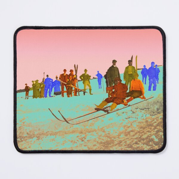 Item preview, Tobogganing in Kiandra, sledding in winter, winter sports in Australia designed and sold by Mauswohn.