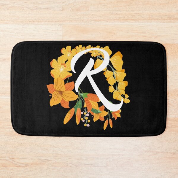 Item preview, Letter R Capital Alphabet Flowers Monogram Initial Garden designed and sold by skulltshirt.