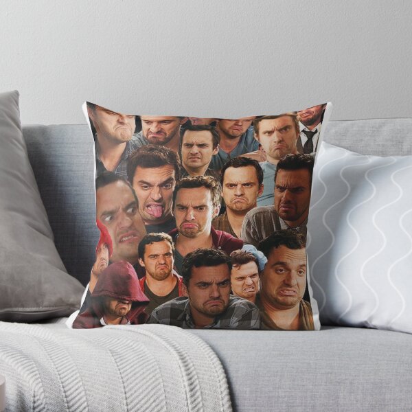 New Girl - Nick Miller Throw Pillow