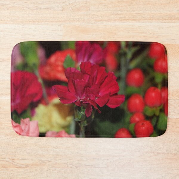 Item preview, Bright Red Single Carnation Flowers designed and sold by JariHawk.