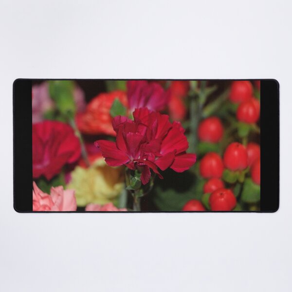 Item preview, Bright Red Single Carnation Flowers designed and sold by JariHawk.