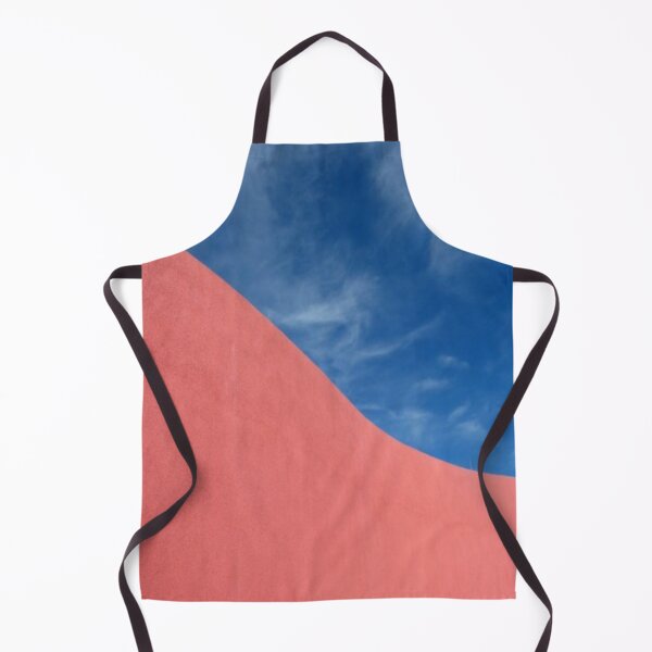 Item preview, Blue Sky Salmon Colored Wall, Abstract Photo Art, Poster designed and sold by JoesCornerStore.