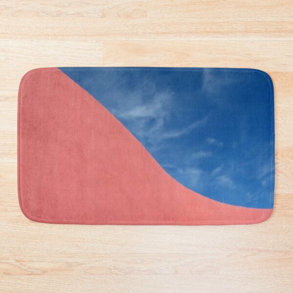Item preview, Blue Sky Salmon Colored Wall, Abstract Photo Art, Poster designed and sold by JoesCornerStore.