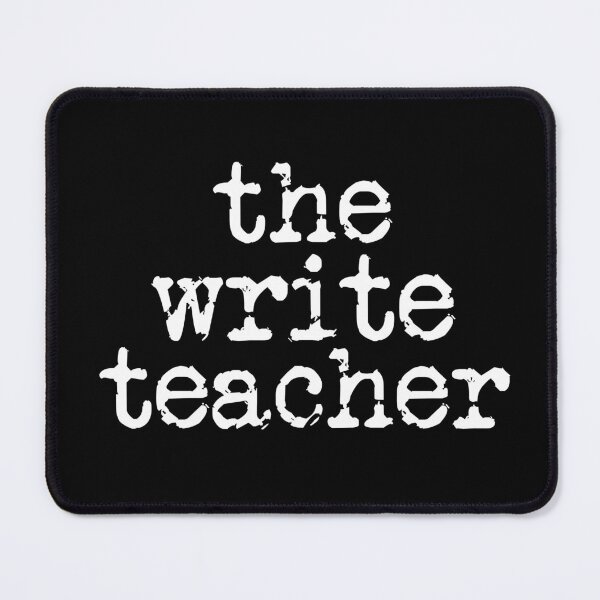 Item preview, the write teacher vert white designed and sold by TeaRoseWriter.