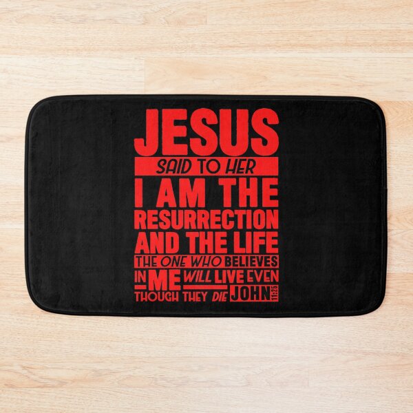Item preview, John 11:25 Resurrection designed and sold by plushism.