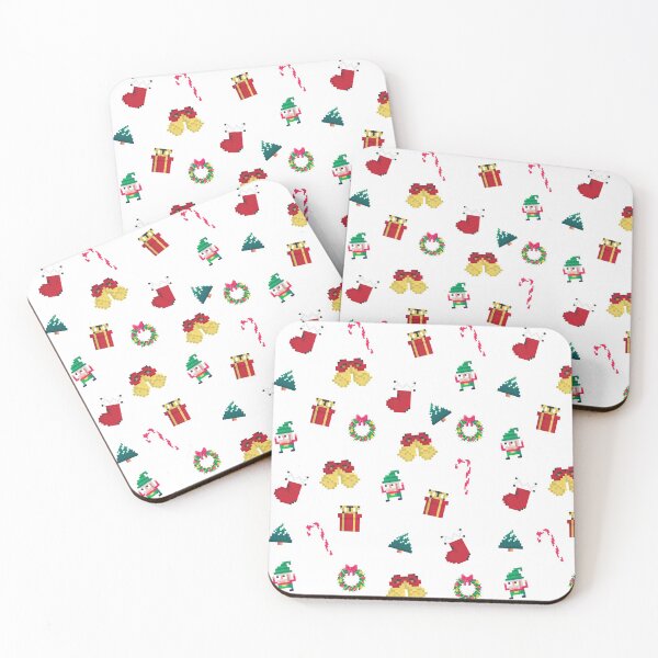 Item preview, Cute Christmas pixelated Pattern designed and sold by Avani01.