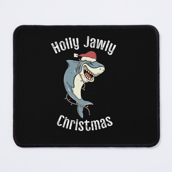 Item preview, Holly Jawly Santa Shark Funny Christmas Shark with Lights and Hat designed and sold by Rabbitti.