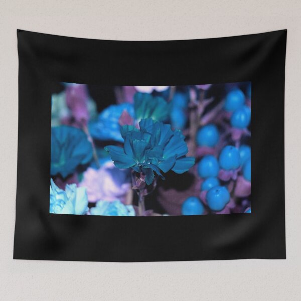 Item preview, Bright Blue Single Carnation Flowers designed and sold by JariHawk.