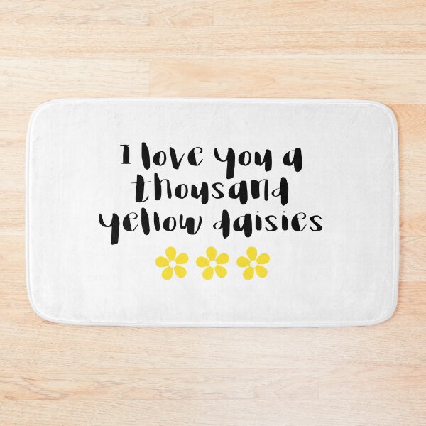 Item preview, I love you a thousand yellow daisies designed and sold by doodle189.