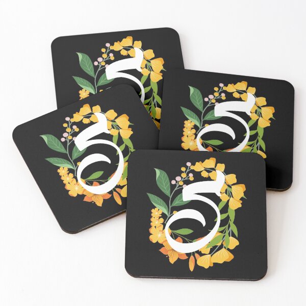 Item preview, Letter S Capital Alphabet Flowers Monogram Initial Garden designed and sold by skulltshirt.