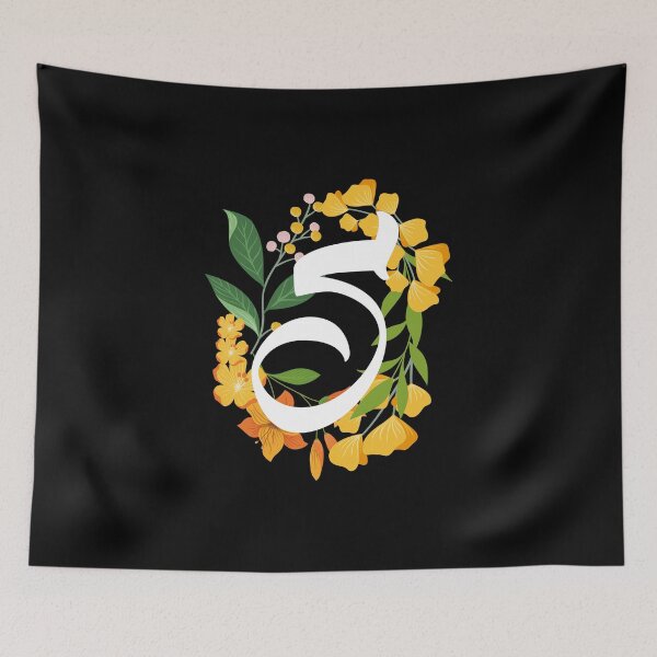 Item preview, Letter S Capital Alphabet Flowers Monogram Initial Garden designed and sold by skulltshirt.