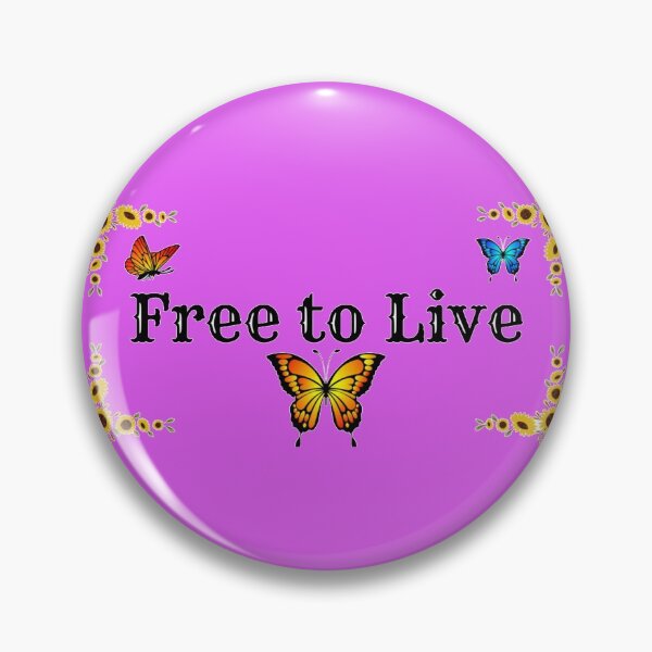 Item preview, Free to Live Celebrate Freedom Fly Free Butterfly designed and sold by rhodabear.