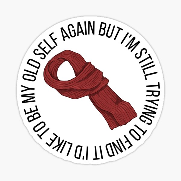 find-my-old-self-again-sticker-for-sale-by-shyannegarland-redbubble