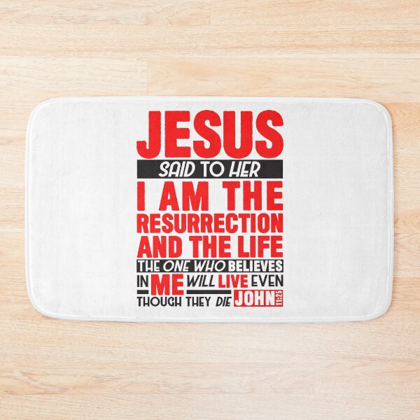 Item preview, John 11:25 Resurrection designed and sold by plushism.
