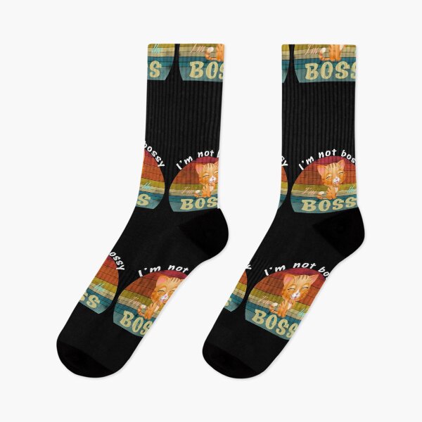 Item preview, I'm not bossy I'm the boss funny cat designed and sold by david parry.