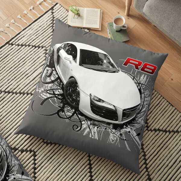 Audi R8 im Wirbel Bodenkissen