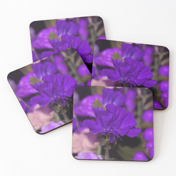 Item preview, Bright Deep Purple Single Carnation Flowers designed and sold by JariHawk.