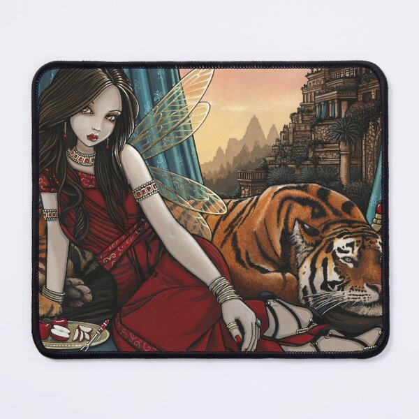 Item preview, Tatiana & Teagan Tiger Fairy Garden by Myka Jelina  designed and sold by Myka Jelina.