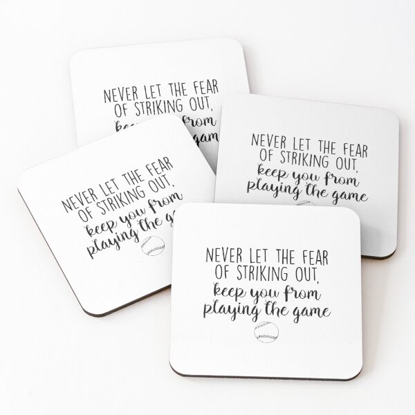 Item preview, Never let the fear of striking out designed and sold by doodle189.