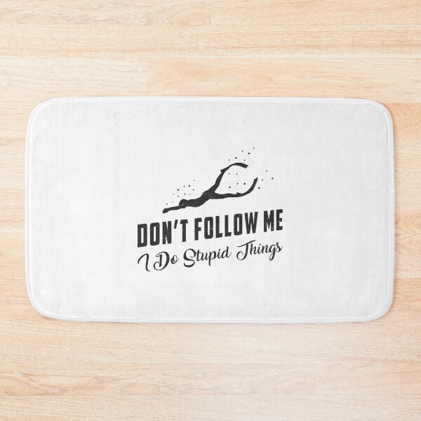 Item preview, Freediver Freediving Don't Follow Me Stupid Things designed and sold by tshirtconcepts.