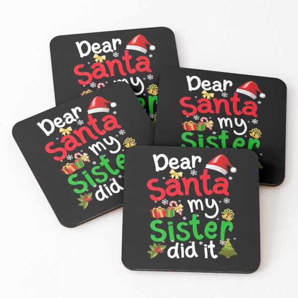 Item preview, Family Funny Dear Santa My Sister Did It Christmas Pajama designed and sold by DawnMDupuy.