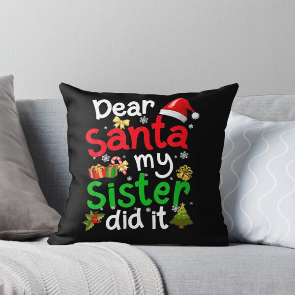 Item preview, Family Funny Dear Santa My Sister Did It Christmas Pajama designed and sold by DawnMDupuy.