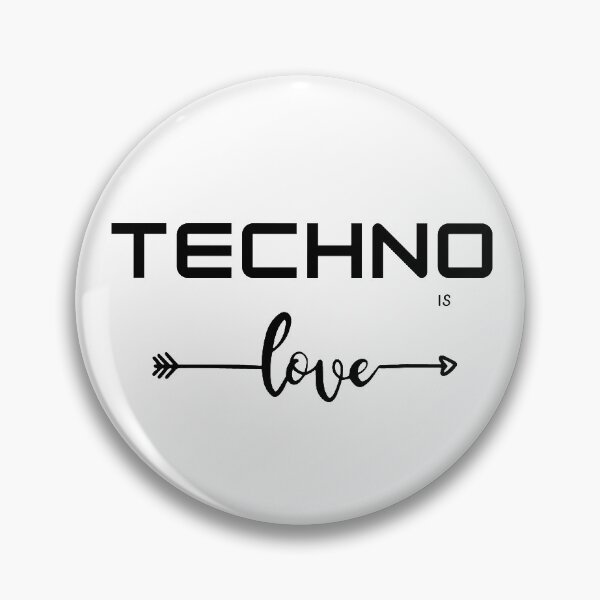 Artikelvorschau, techno liebe weiß entworfen und verkauft von Artycreative1.