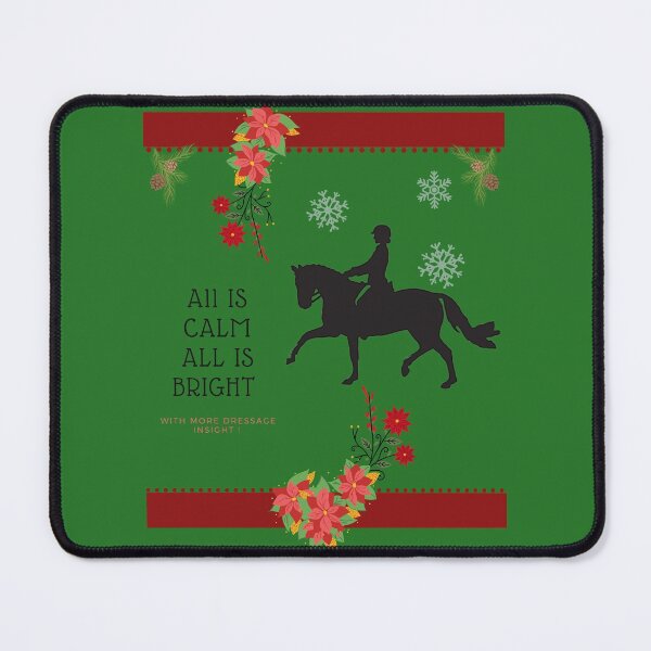 Item preview, HOLIDAY ALL IS CALM DRESSAGE/HOUNDS TOOTH  HORSE  designed and sold by ChunkyMonty.