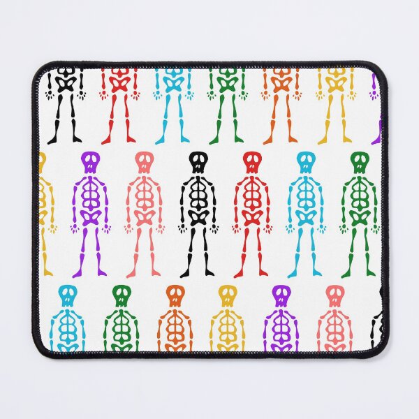 Item preview, Colored Halloween Skeleton pattern designed and sold by cinemadnesshirt.