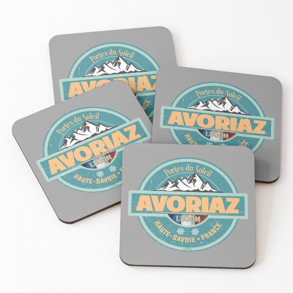 Item preview, Avoriaz France Ski Skiing Alpes Sticker T-Shirt 02 designed and sold by OuterShellUK.