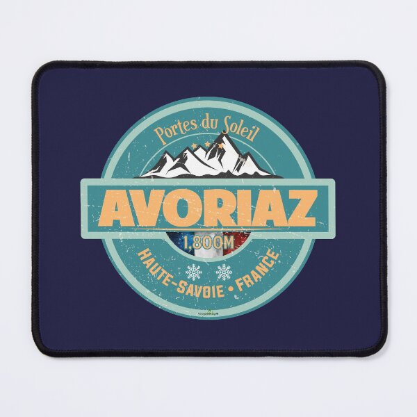 Item preview, Avoriaz France Ski Skiing Alpes Sticker T-Shirt 02 designed and sold by OuterShellUK.