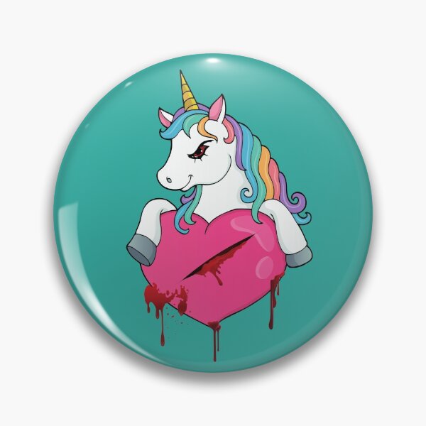 Item preview, Cute Red eye evil unicorn art design  designed and sold by Tshepomuza.