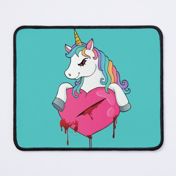 Item preview, Cute Red eye evil unicorn art design designed and sold by Tshepomuza.