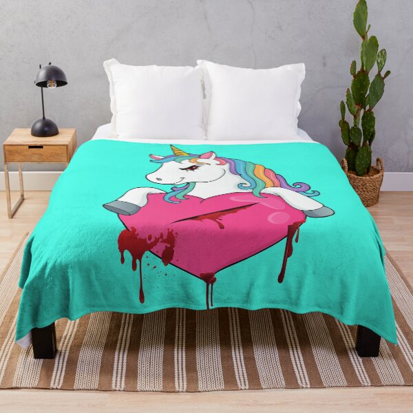Item preview, Cute Red eye evil unicorn art design  designed and sold by Tshepomuza.