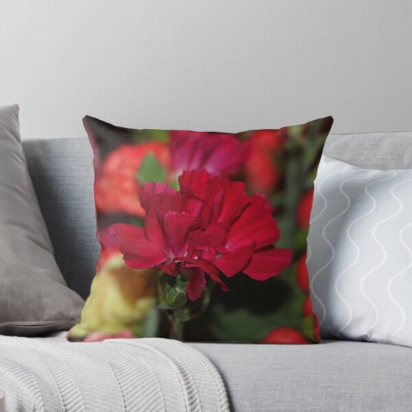Item preview, Bright Red Single Carnation Flowers designed and sold by JariHawk.