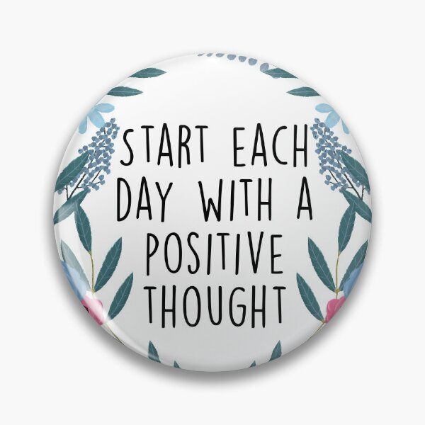 Item preview, Start each day with a positive thought designed and sold by doodle189.