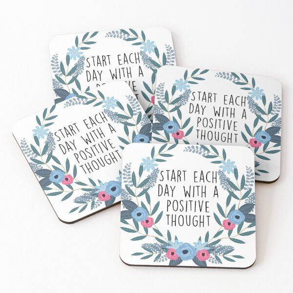 Item preview, Start each day with a positive thought designed and sold by doodle189.