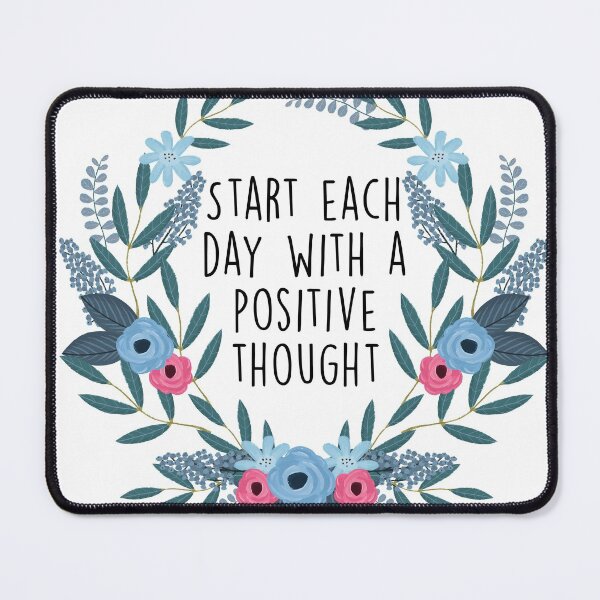 Item preview, Start each day with a positive thought designed and sold by doodle189.