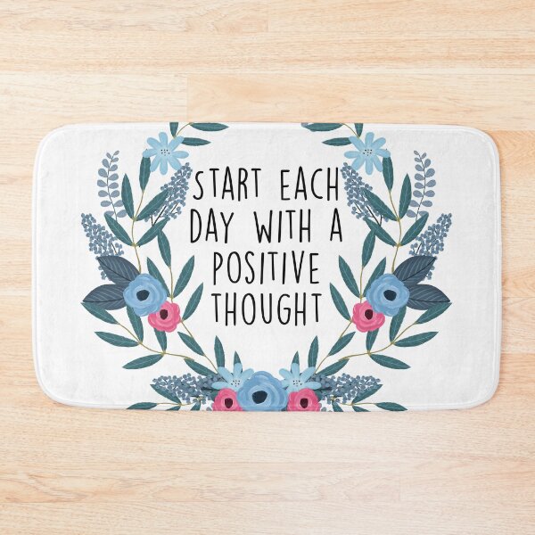 Item preview, Start each day with a positive thought designed and sold by doodle189.