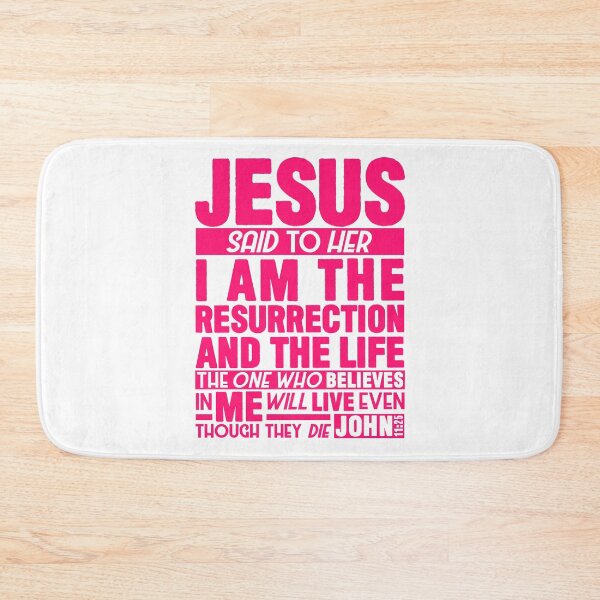 Item preview, John 11:25 Resurrection designed and sold by plushism.