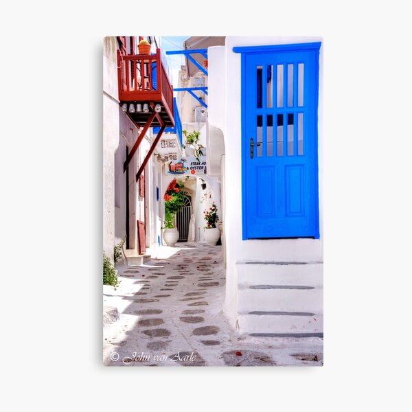 .. dance with Zorba the Greek.... Canvas Print