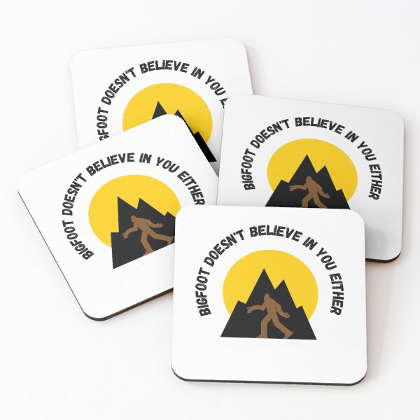 Item preview, Bigfoot Doesn't Believe In You Either Clipart designed and sold by LuckyKermit.