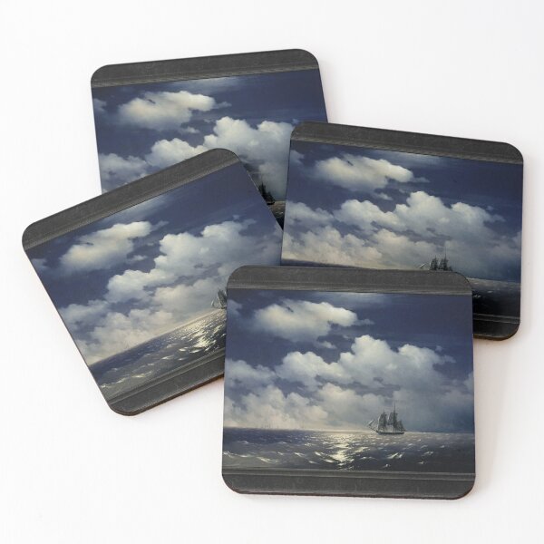 Item preview, The Brig Mercury by Ivan Aivazovsky Classical Fine Art Xzendor7 Old Masters Reproductions designed and sold by Xzendor7 Digital Art Creations.