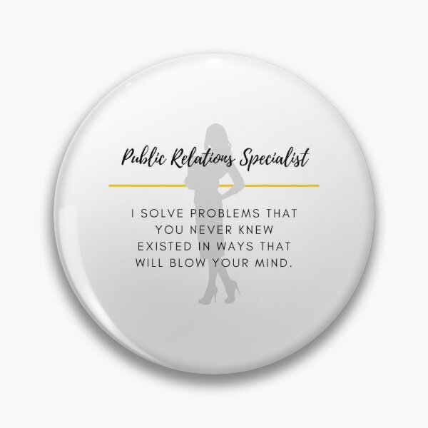 Item preview, Public Relations Specialist designed and sold by DesireeSwance.