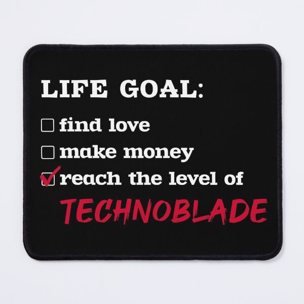 Item preview, Life goal - Technoblade designed and sold by 2Girls1Shirt.