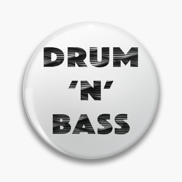 Item preview, Drum 'n' Bass (Black on White) designed and sold by GiantComet.