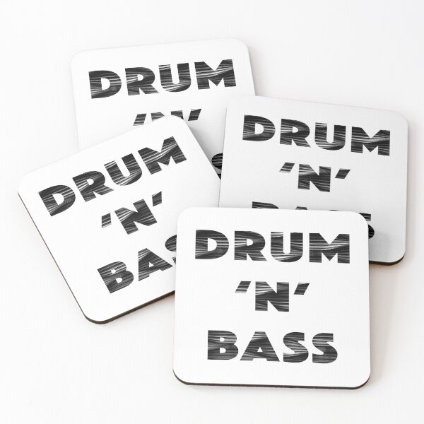 Item preview, Drum 'n' Bass (Black on White) designed and sold by GiantComet.