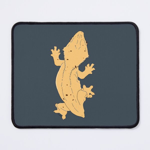 Item preview, Crested Gecko with Frog Butt - Charcoal designed and sold by EcoElsa.